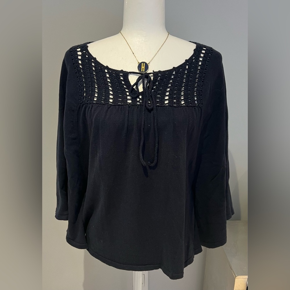 Tulle Poncho Top